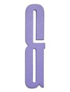 Purple Wooden Letters Design Letters Purple