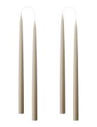 Hand Dipped Candles, 4 Pack Kunstindustrien Cream