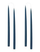 Hand Dipped Candles, 4 Pack Kunstindustrien Blue