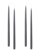 Hand Dipped Candles, 4 Pack Kunstindustrien Grey