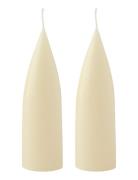 Hand Dipped C -Shaped Candles, 2 Pack Kunstindustrien Cream