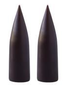Hand Dipped C -Shaped Candles, 2 Pack Kunstindustrien Brown