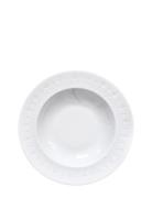 Crispy Porcelain Deep Plate - 1 Pcs Frederik Bagger White