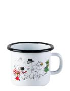 Moomin Enamel Mug 25Cl Moomin Valley Moomin White