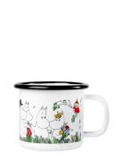 Moomin Enamel Mug 15Cl Happy Family Moomin White