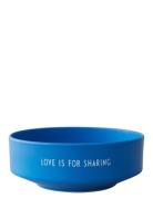 Favourite Bowl Medium Design Letters Blue