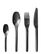 Enso Cutlery - Black Finish 16 Pcs Set Aida Black