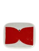 Kalendi Lautanen 15X12Cm Marimekko Home Red