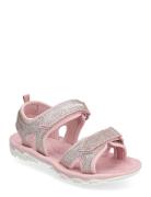 Sandal Glitter Jr Hummel Pink