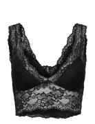 Pclina Lace Bra Top Noos Pieces Black