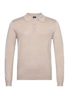 Onswyler Life Reg 14 Ls Polo Knit Noos ONLY & SONS Beige