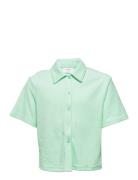 Daisy Towelling Shirt Grunt Green