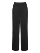 Wool Twill Pleated Straight Pant Calvin Klein Black