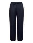 Linen Trousers Rosemunde Navy