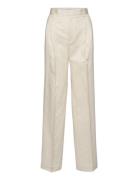 Pleated Pinstripe Trousers Filippa K White