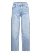 Culotte Jeans With Openings Mango Blue