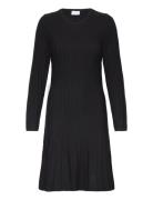 Visachin New L/S Skater Knit Dress/Su Vila Black