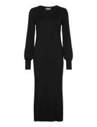 Vmvalor Ls 7/8 Knit Dress Vma Vero Moda Black