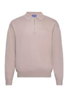 Jorray Knit Ls Polo Jack & J S Beige