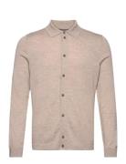 Merino Knitted Shirt Morris Beige