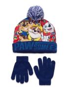 Set Cap + Glooves Paw Patrol Patterned