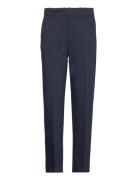 Straight Suit Trousers Mango Navy