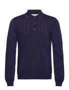 Shiny Viscose Polo GANT Navy