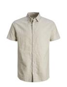 Jjelinen Blend Shirt Ss Sn Jnr Jack & J S Grey