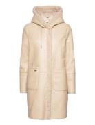 Clara Hooded Parka GUESS Jeans Cream