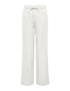 Onlcaro Mw Linen Bl Pull-Up Pant Cc Pnt ONLY White