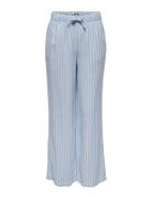 Onlcaro Mw Linen Bl Pull-Up Pant Cc Pnt ONLY Blue