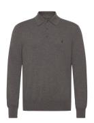 Kilburn Ls Polo AllSaints Grey