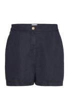 Crv Slim Cotton Linen Short Tommy Hilfiger Navy