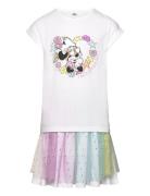 Set 2P Skirt + Ts Disney Patterned