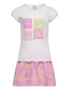 Set 2P Skirt + Ts Peppa Pig Patterned