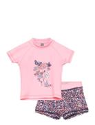 Baby T-Shirt Set S/S Color Kids Pink