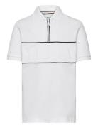 Short Sleeve Polo BOSS White