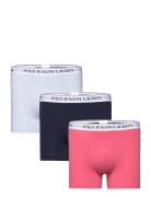 Classic Stretch-Cotton Trunk 3-Pack Polo Ralph Lauren Underwear Pink