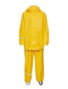 Basic Rainwear Set -Solid Pu CeLaVi Yellow