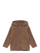 Jacket Ears Cotton Fleece Huttelihut Brown