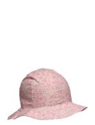 Summer Hat In Liberty Fabric Huttelihut Pink