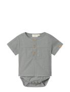 Nbmhoman Ss Loose Body Shirt Lil Lil'Atelier Green