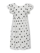 Kogdotty S/L Detail Dress Wvn Kids Only White