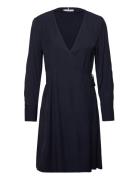 Seal Aop F&F Knee Dress Tommy Hilfiger Navy