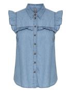 Cuaurelia Sleeveless Shirt Culture Blue