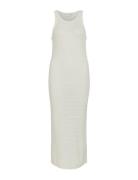 Vimargot Open O-Neck S/L Knit Dress/R Vila White