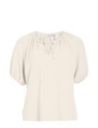 Vinova S/S Top/Tes Vila Cream