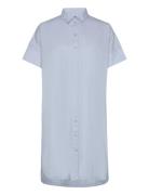 Slfblair 2/4 Short Shirt Dress Noos Selected Femme Blue