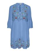 Yaschella 3/4 Tunic Dress S. - Fest YAS Blue