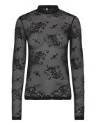 Top Vilhelmina Lace Lindex Black